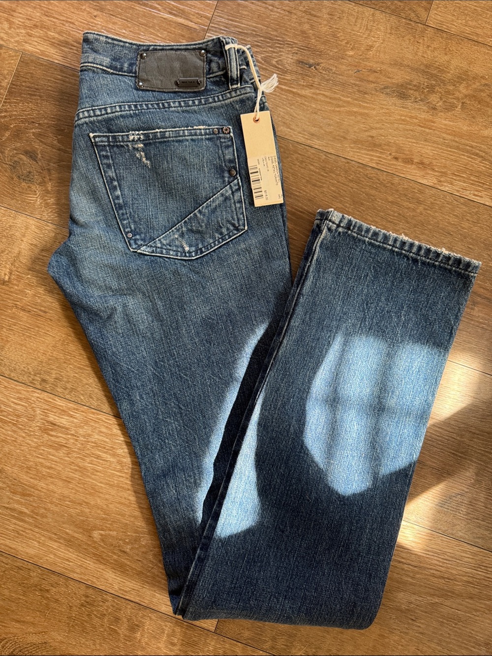 NWT Diesel LHELA blue denim women’s jeans size W25 L34 msrp $315
